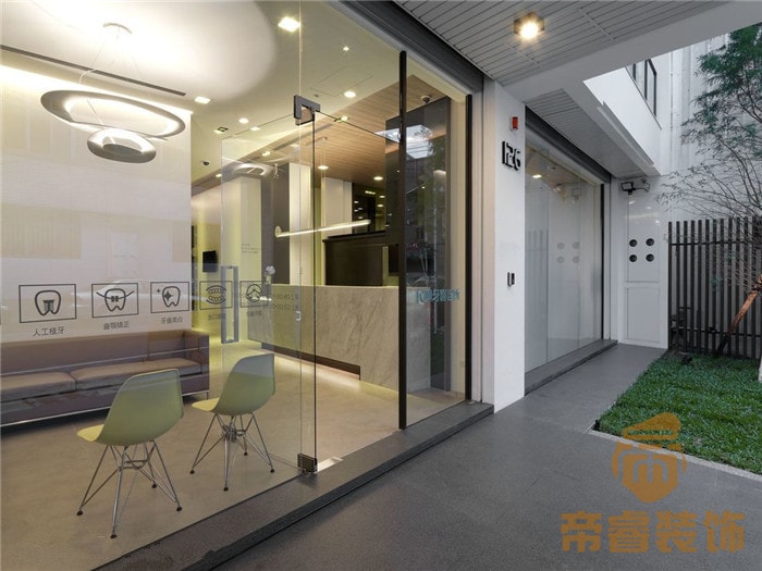 現(xiàn)代簡約牙科診所裝修效果圖